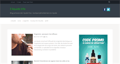Desktop Screenshot of e-liquide-info.com